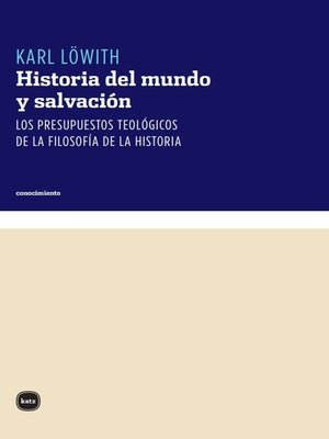 cover image of Historia del mundo y salvación